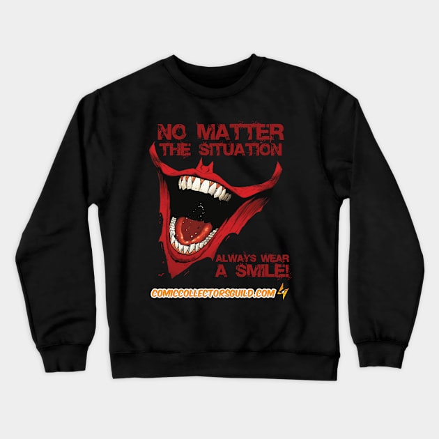 CCG Smile! Crewneck Sweatshirt by Comic Collectors Guild 